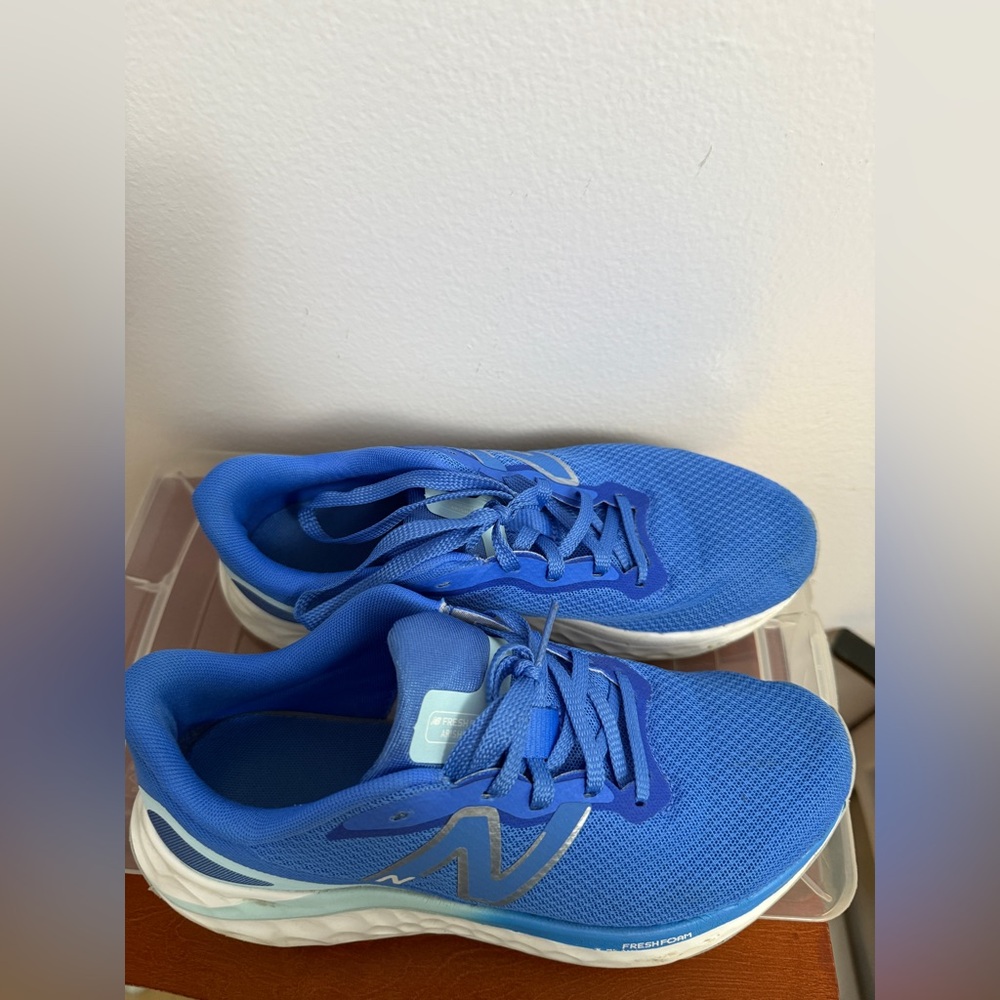 New balance blue size 8.5 women’s running shoes.